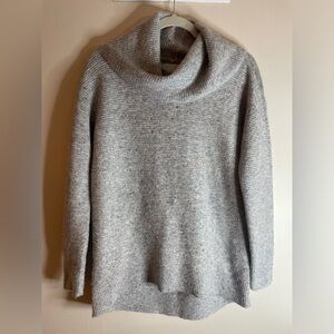 LOFT Flecked Cowl Neck Tunic Sweater Size S
